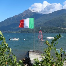 Lago Di Como with 2609 meters high Monte Legnone